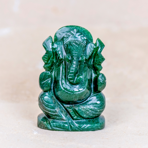 Green Jade Ganesha