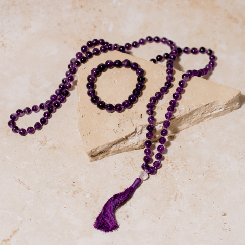 Amethyst Mala