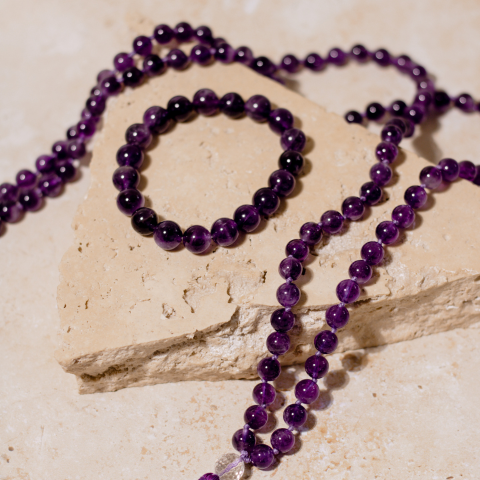 Amethyst Mala