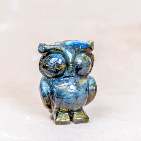 Labradorite Owl