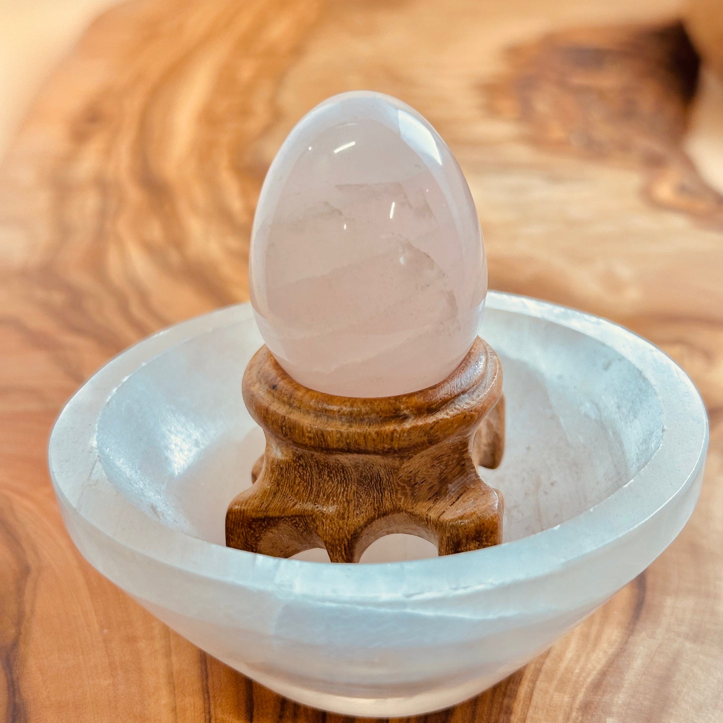 Rose Quartz Egg