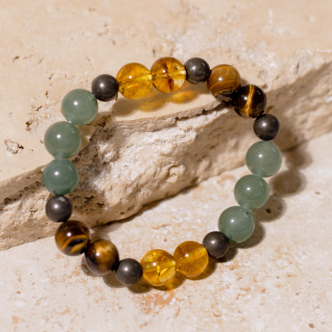 Manifest_wealth_abundance_prosperity_with_pyrite_citrine_green_aventurine_crystal_bracelet