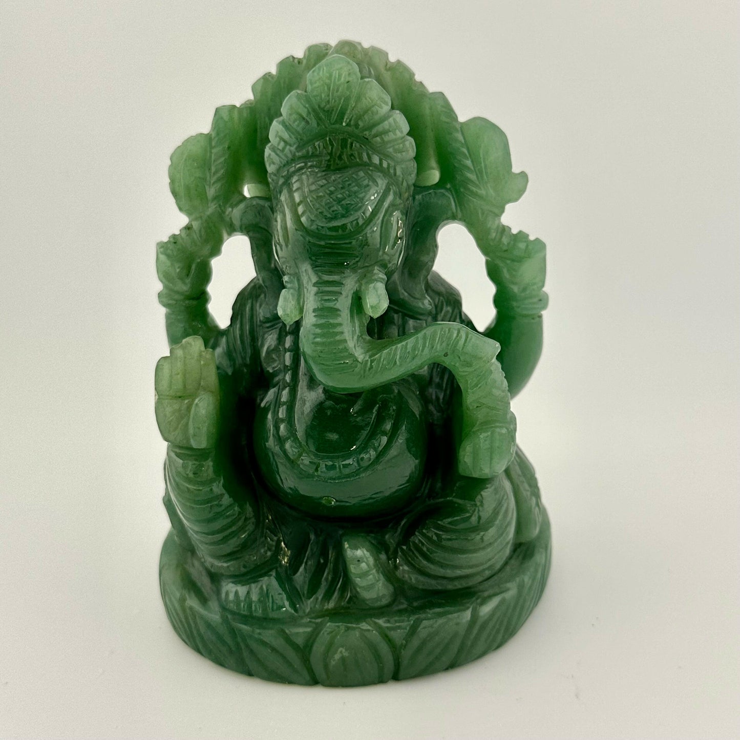Green Flourite Ganesha